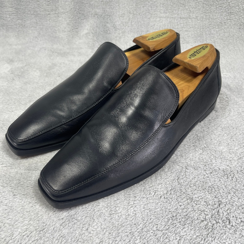 FRAME Loafers Shoes Women 9 Black Square Toe Flat Minimalist Professional